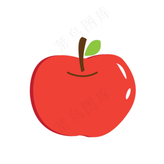 重叠的红苹果免抠元素38003000px300dpi
