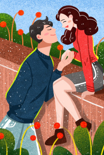 情人节清新水彩插画28801620px300dpipsd模版下载