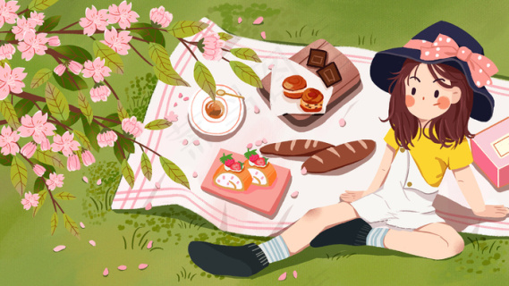 野炊插画图片0x0ai矢量模版下载