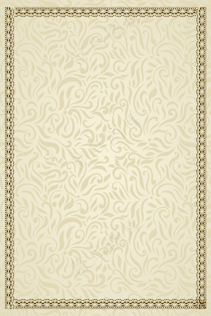 欧式复古风边框花纹背景图35455315pxpsd模版下载