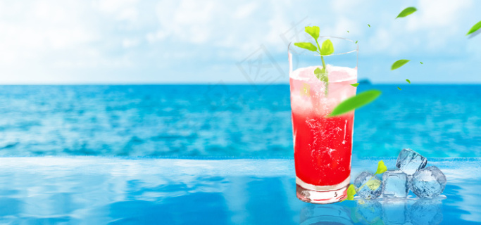 冰凉夏日水感觉图片