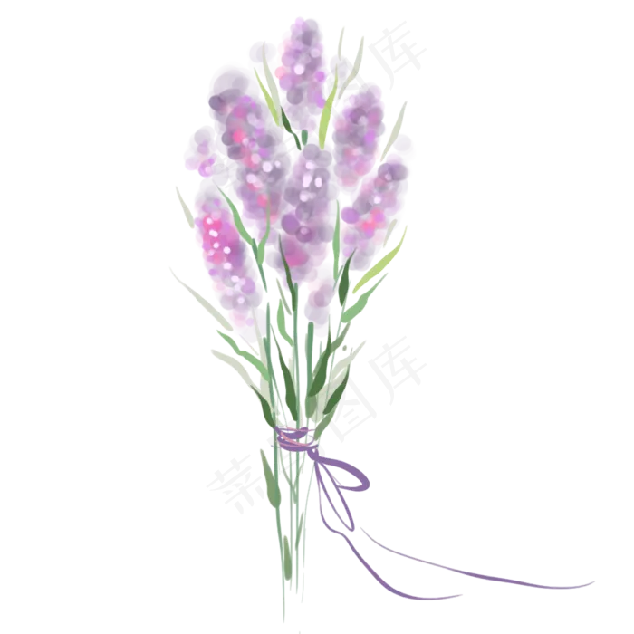 紫色薰衣草花束