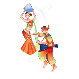 傣族泼水节广告设计2953x3937dpi150psd模版下载