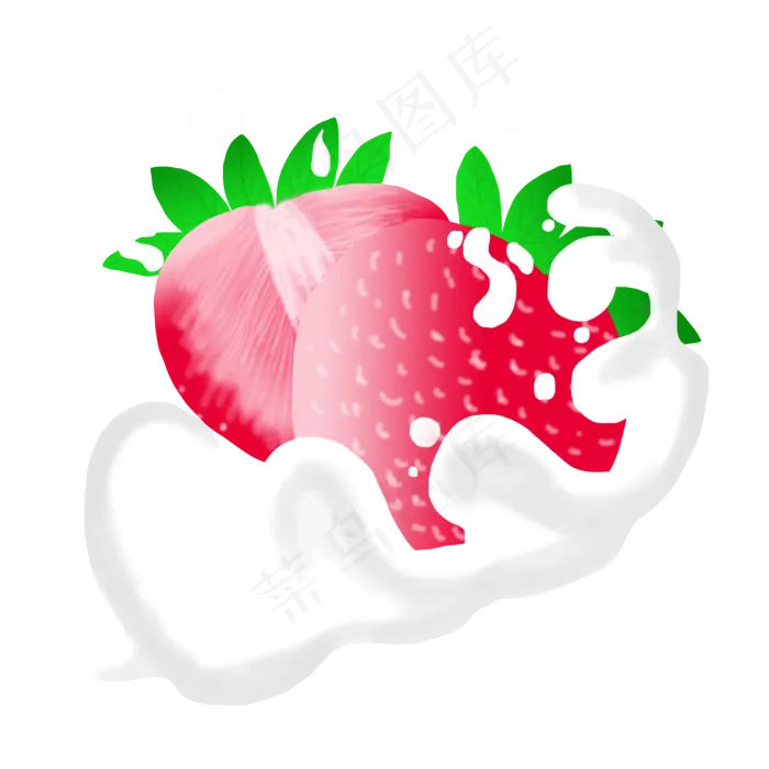 草莓牛奶水果牛奶