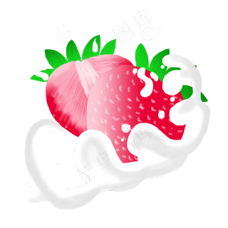 草莓牛奶水果牛奶