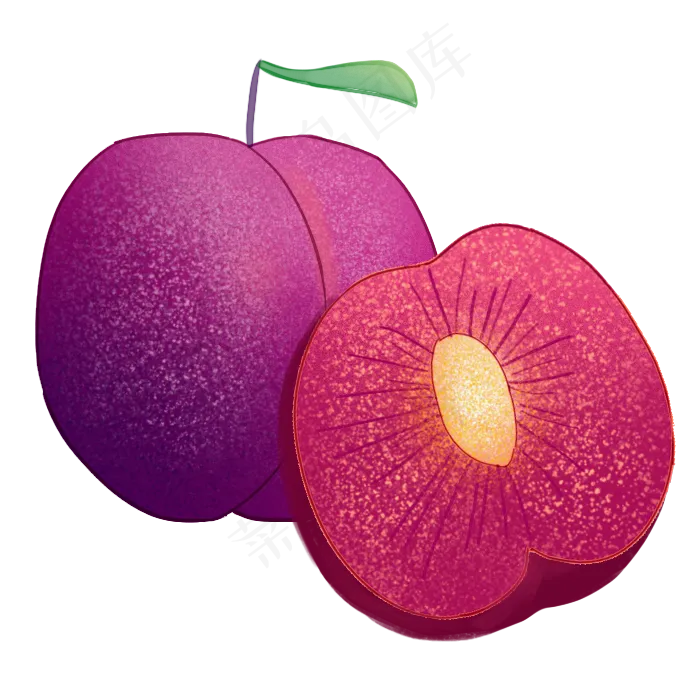 紫色李子水果