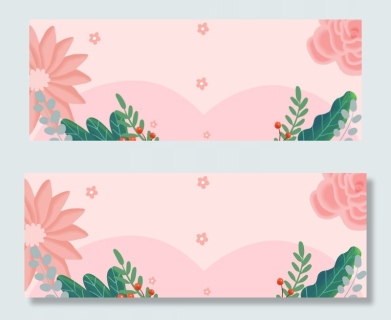 psd夏日夏天植物上新美妆文艺小清新绿色banner纯色格式: psd背景