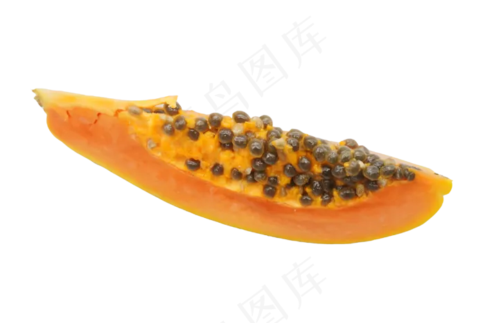 一块水果木瓜