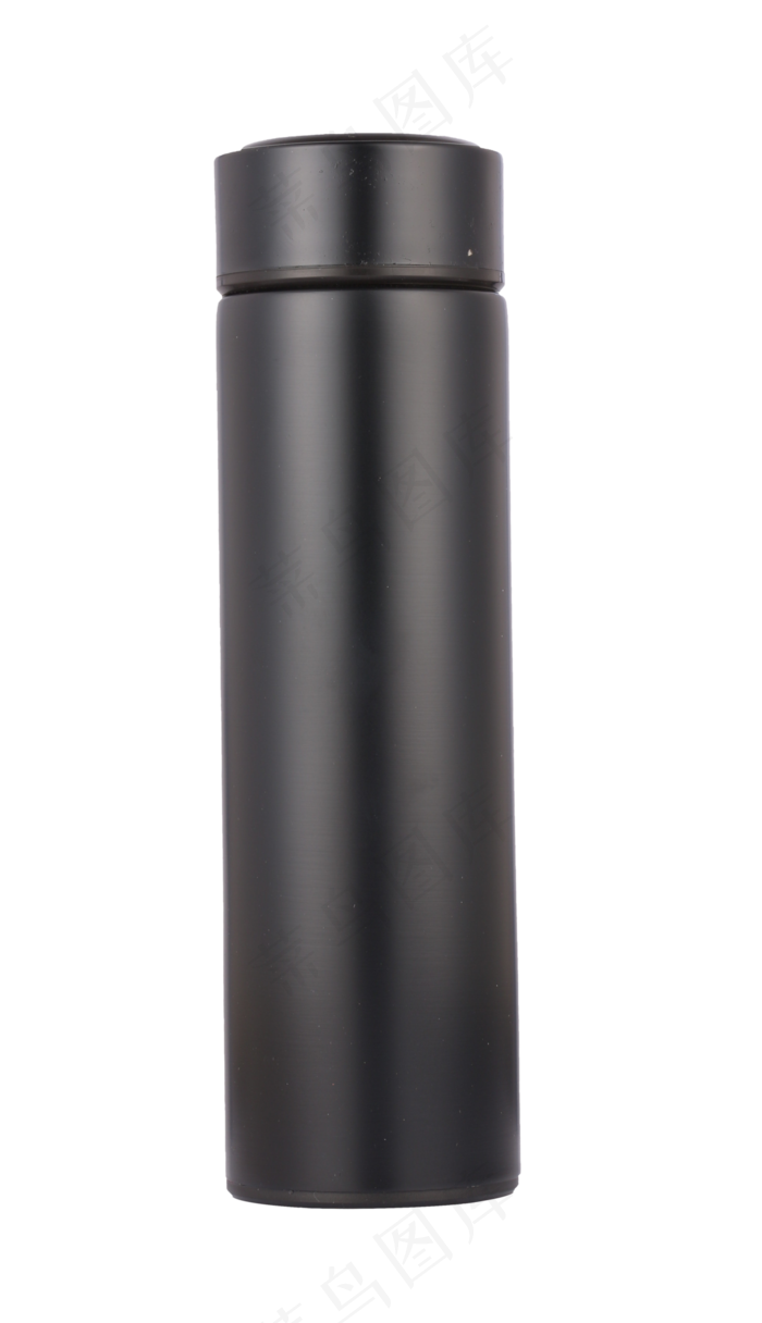 本素材作品名称为黑色大气纯色保温杯