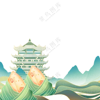 粽山  端午节  粽塔  端午节安康   端午景色