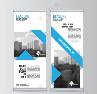 企业简介展架素材