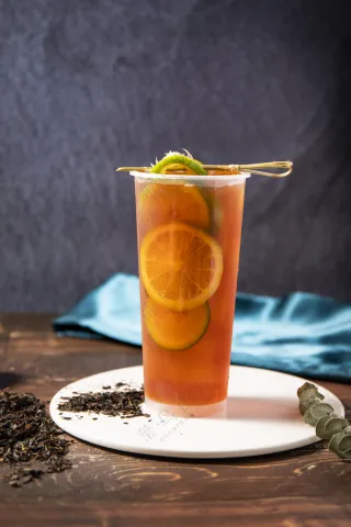 柠檬红茶图