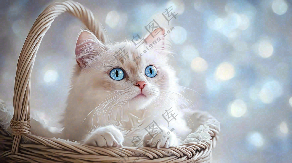 萌宠宠物猫咪动物可爱摄影图