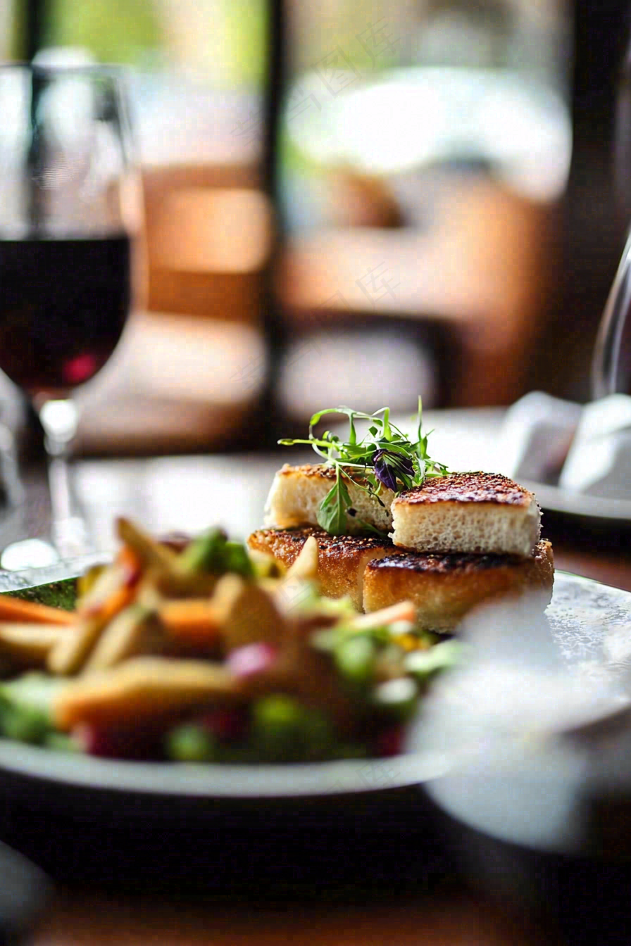 西餐午餐晚餐美食摄影图