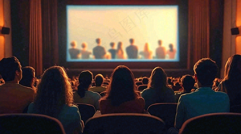 电影院观影的人观众摄影图