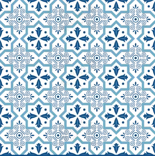 装饰花纹图案四方连续效果免抠素材