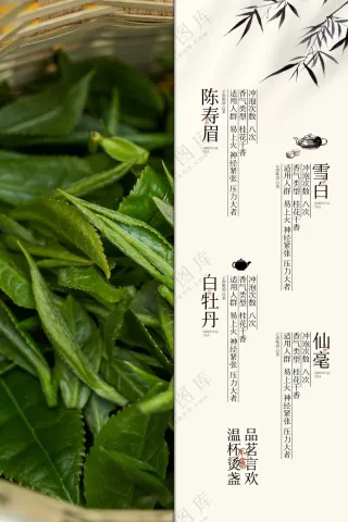 复古茶叶茶饮饮品宣传海报