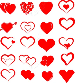 爱心矢量图标