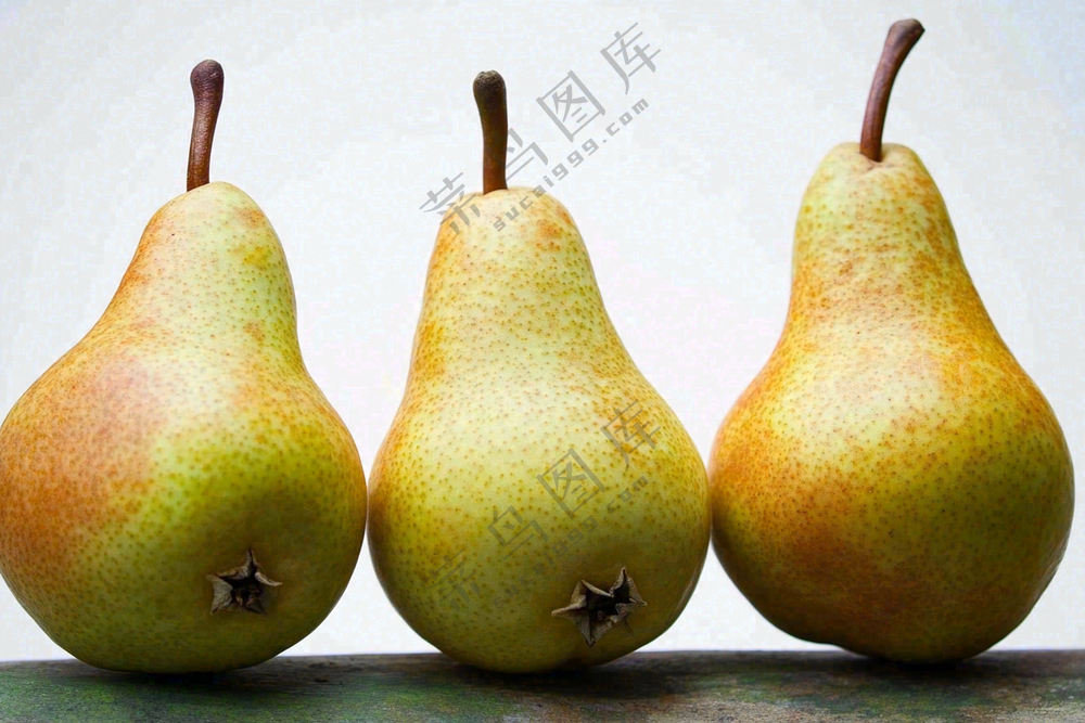 新鲜水果梨子摄影图