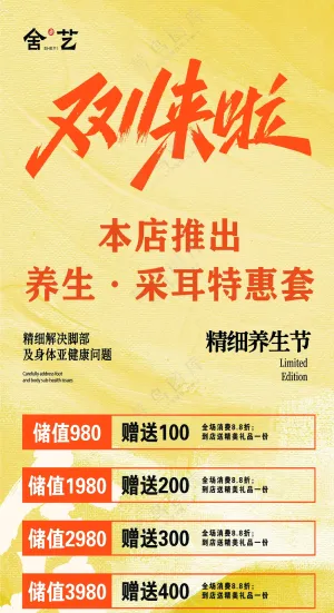 舍艺双十一  80x180cm