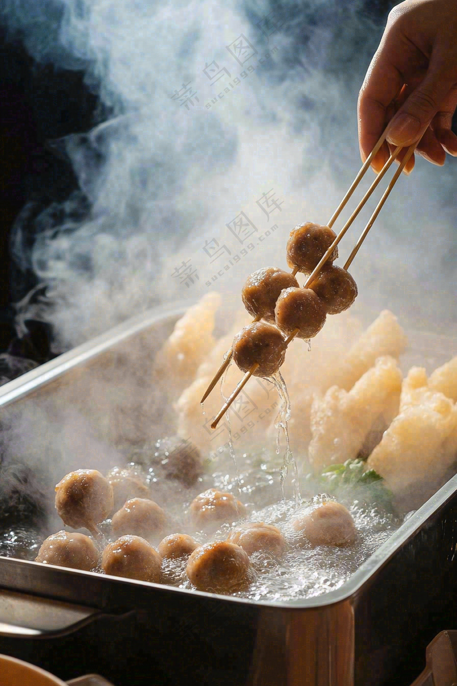 美味关东煮清汤麻辣烫美食摄影图