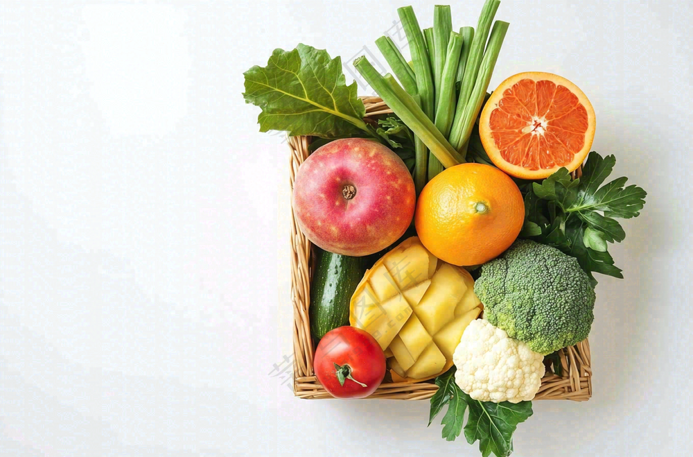 生鲜蔬菜蔬果绿色健康摄影图