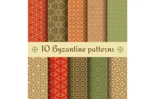 10款几何图案背景