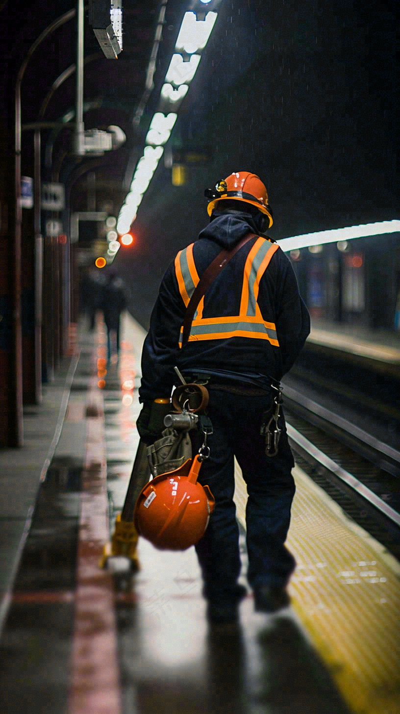 劳动的工人安全帽工作劳动节摄影图