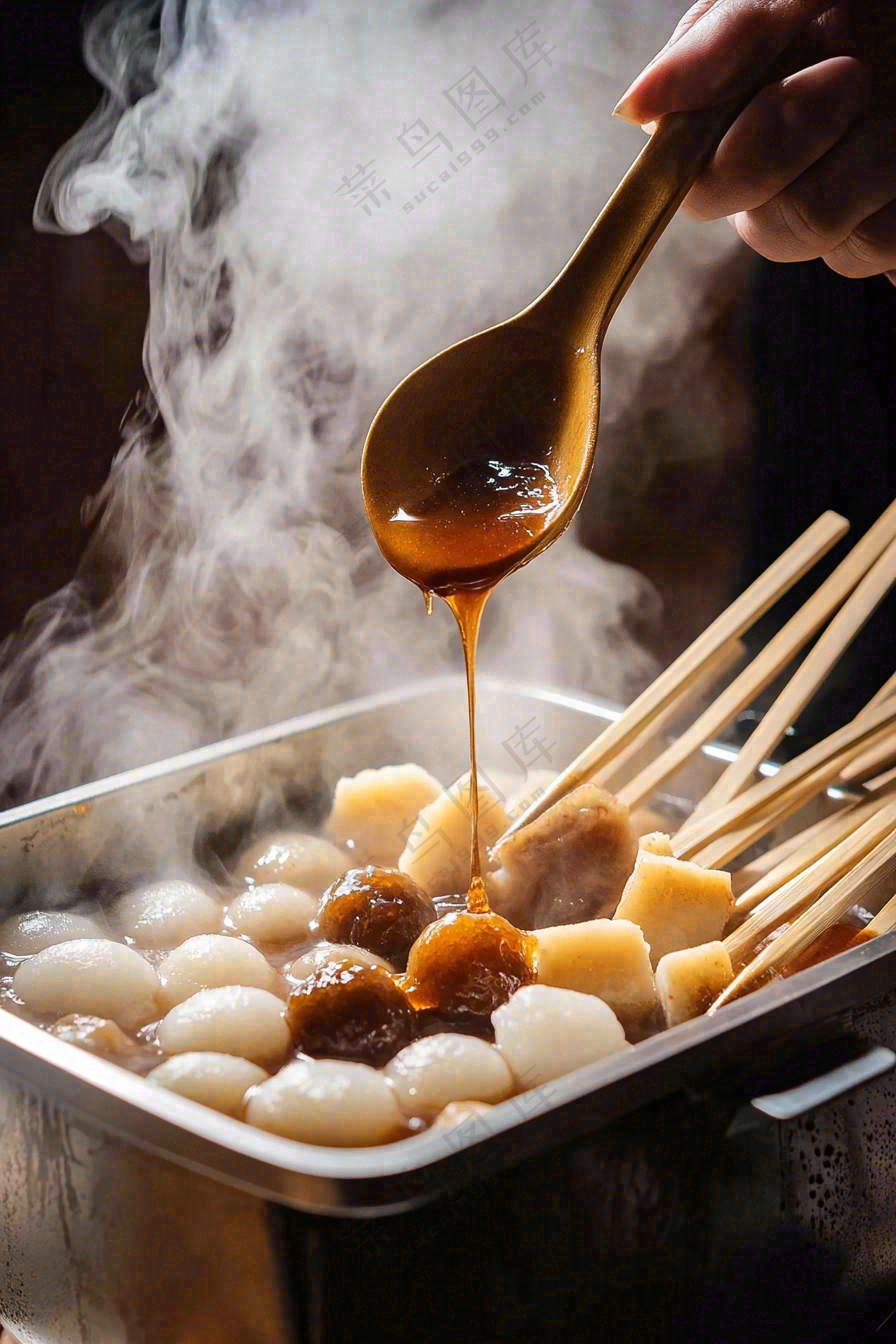 美味关东煮清汤麻辣烫美食摄影图