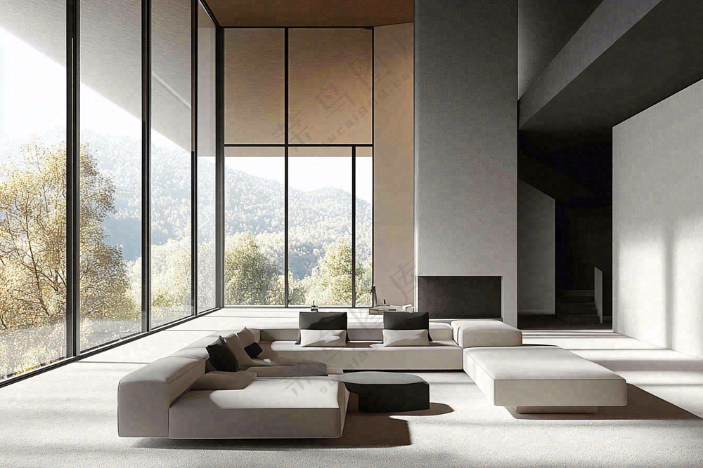 家装家居设计简约风室内装修摄影图