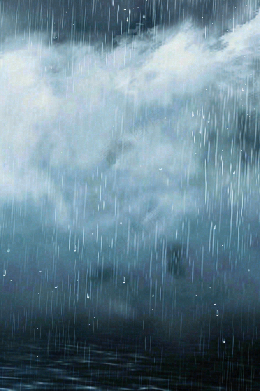 暴雨天气预警摄影图