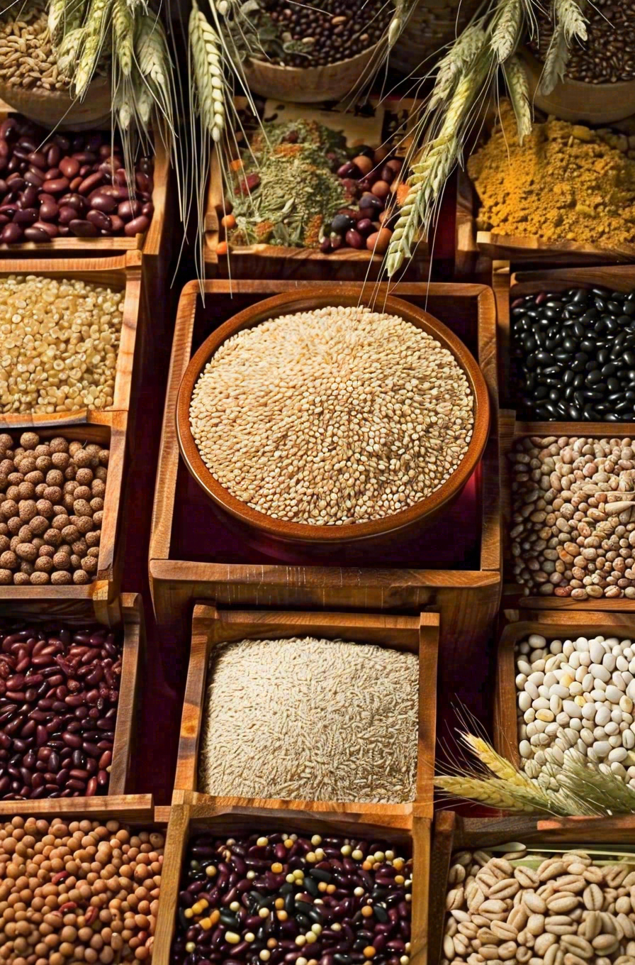 世界粮食日谷物米饭稻谷小麦摄影图