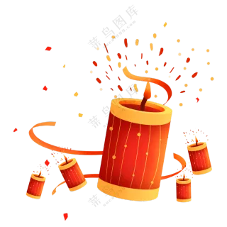 鞭炮   新年鞭炮   炮仗   鞭炮素材  免扣素材   透明素材