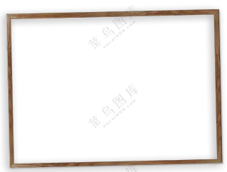 多用途的木质纹理边框免抠图片素材