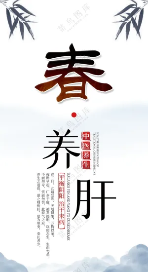 中医养生展板海报