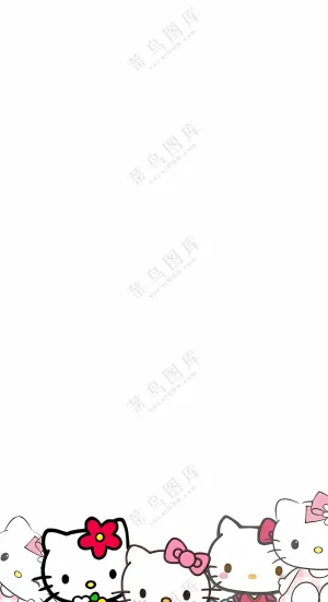 哈喽凯蒂Kitty猫2k超高清图片 可爱风iPhone手机壁纸15