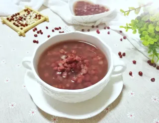 燕麦红豆汤美食图片