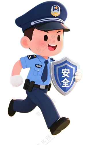 警察安全盾牌
