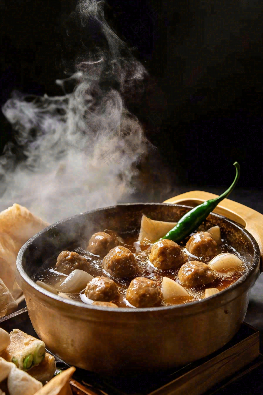 美味关东煮清汤麻辣烫美食摄影图