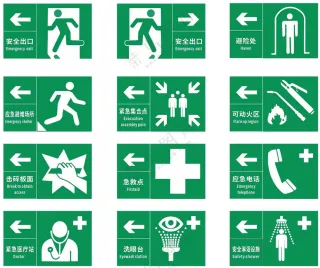 提示标识 新国标 横版