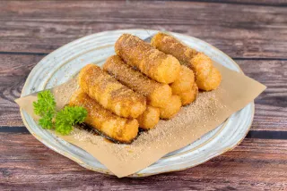 红糖糍粑美食图片