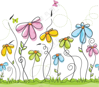 插画艺术花朵植物创意免抠图片素材