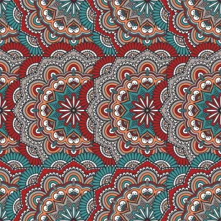 复古民族花纹背景