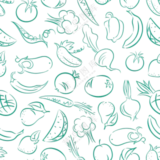 胡萝卜茄子等手绘蔬菜免抠图片素材