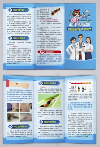 移动的硫酸隐翅虫三折页