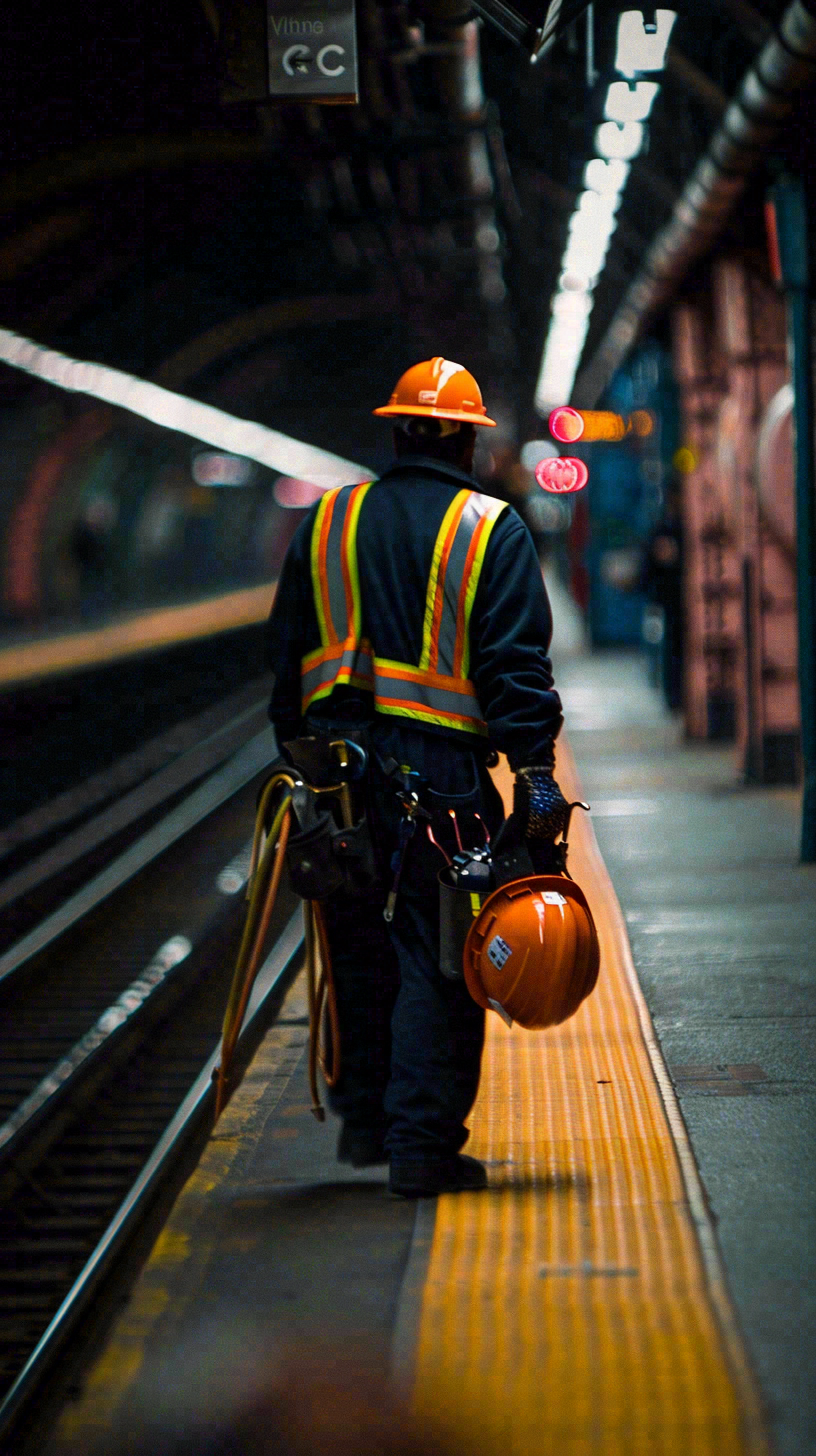 劳动的工人安全帽工作劳动节摄影图