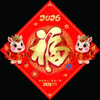 2026马年福字