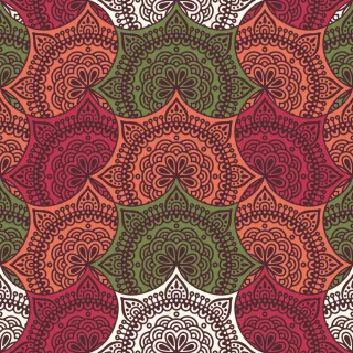 复古花纹背景