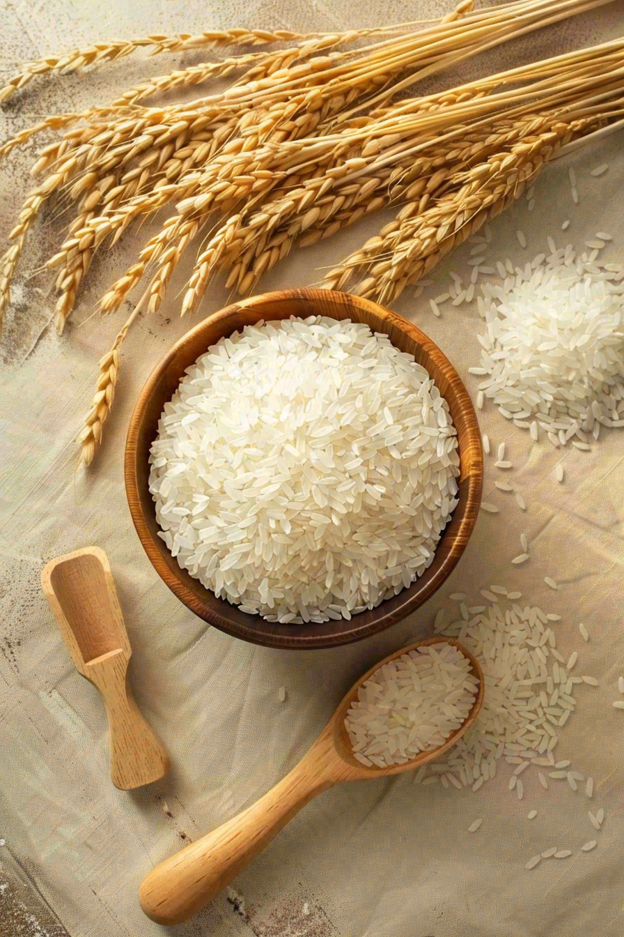 世界粮食日谷物米饭稻谷小麦摄影图