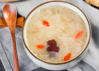 枸杞银耳羹美食图片